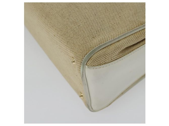 Borsa a Spalla BALLY in Tela Beige Oro Auth BA4285 D'oro - vista 16