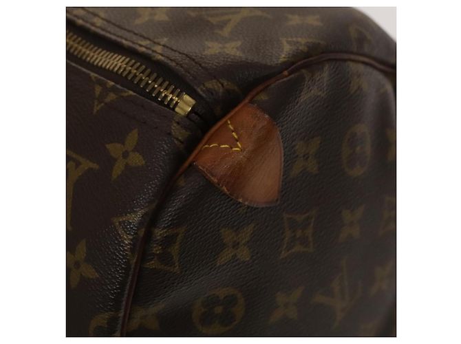 LOUIS VUITTON Borsa Boston Monogram Keepall 55 M41424 LV Auth 136180 Monogramma - vista 18