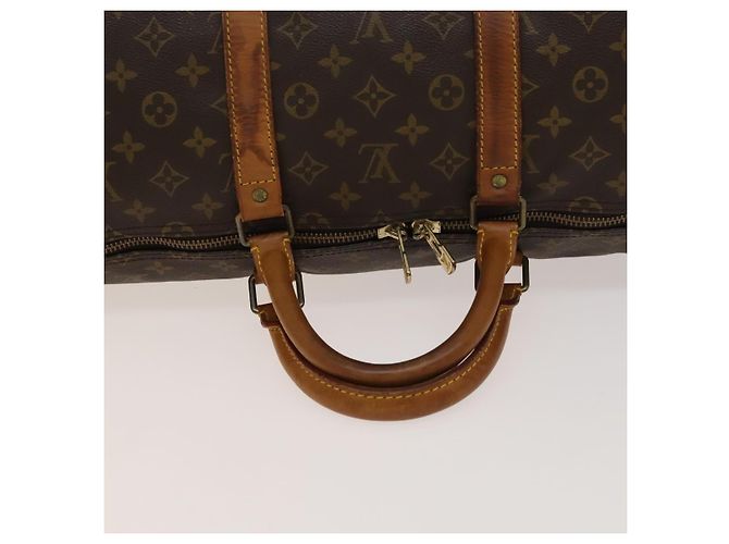LOUIS VUITTON Borsa Boston Monogram Keepall 55 M41424 LV Auth 136180 Monogramma - vista 7