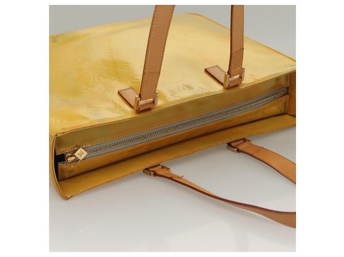 LOUIS VUITTON Monogram Vernis Columbus Tote Bag Grau M91028 LV Auth sw1346 - Ansicht 8