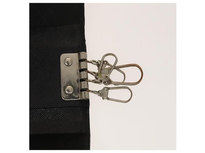Portachiavi MCM Nova Check Blue Label Pouch Wallet in tela e pelle 4 pezzi Auth ti3369 Marrone Nero Beige - vista 12