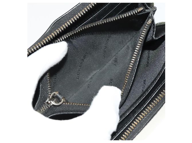 Portachiavi MCM Nova Check Blue Label Pouch Wallet in tela e pelle 4 pezzi Auth ti3369 Marrone Nero Beige - vista 24