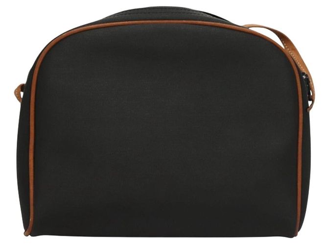 Borsa a Spalla Christian Dior in Pelle PVC Nera e Marrone Auth BA4478 Nero - vista 2