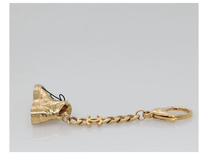 Llave CHANEL metal dorado CC Auth 136338 - vista 4
