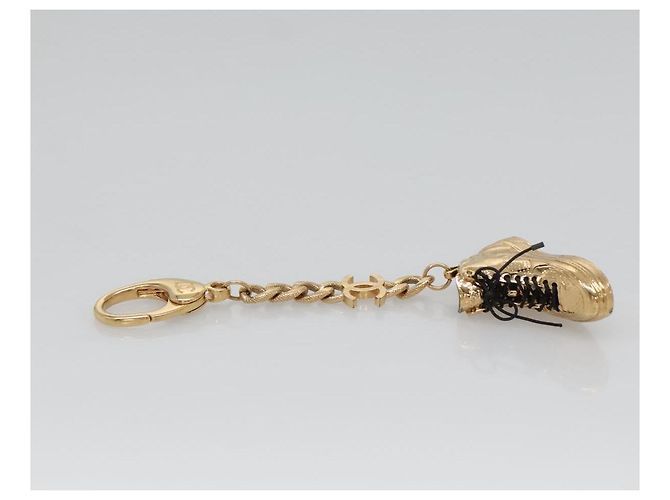 Llave CHANEL metal dorado CC Auth 136338 - vista 5