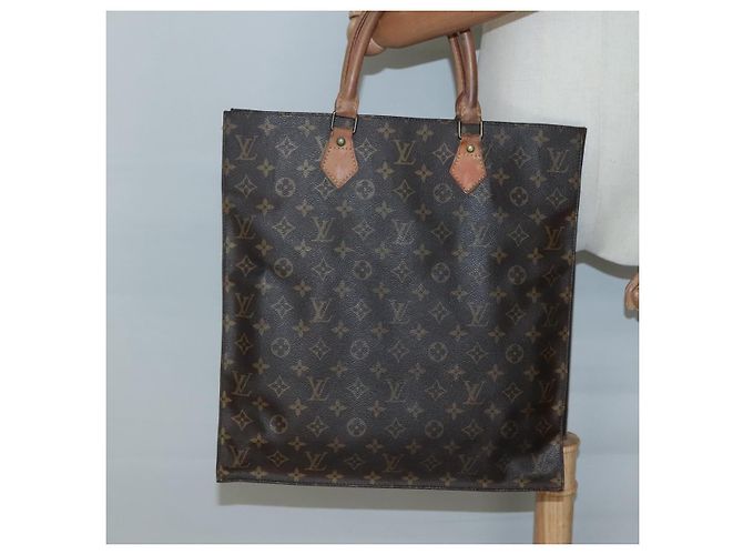 LOUIS VUITTON Bolsa Sac Plat Monogram M51140 LV Auth 136681 Monograma - vista 18
