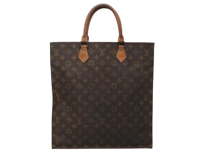 LOUIS VUITTON Bolsa Sac Plat Monogram M51140 LV Auth 136681 Monograma - vista 2