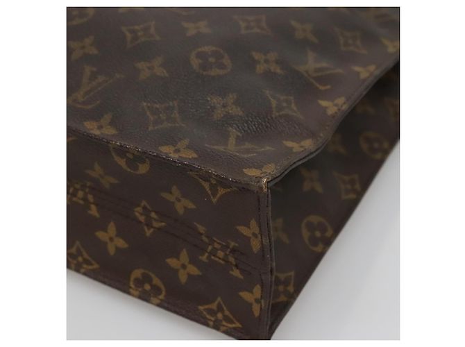 LOUIS VUITTON Bolsa Sac Plat Monogram M51140 LV Auth 136681 Monograma - vista 9