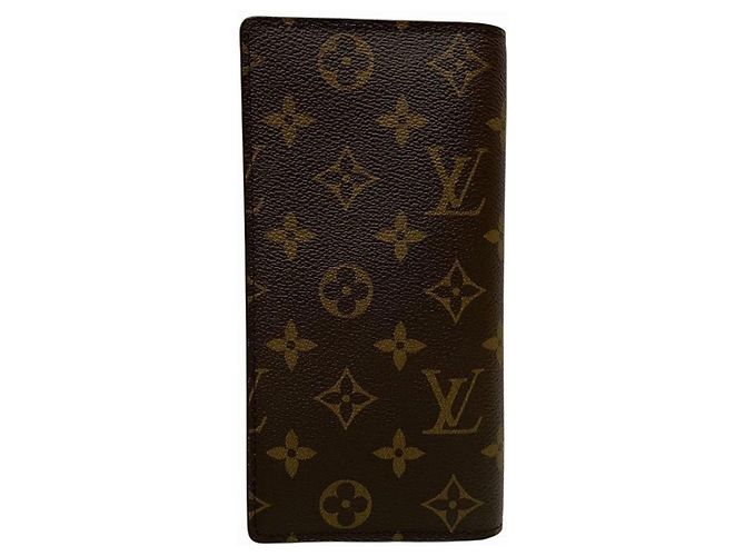 Cartera Larga Brazza Monogram Louis Vuitton Castaño Monograma - vista 2