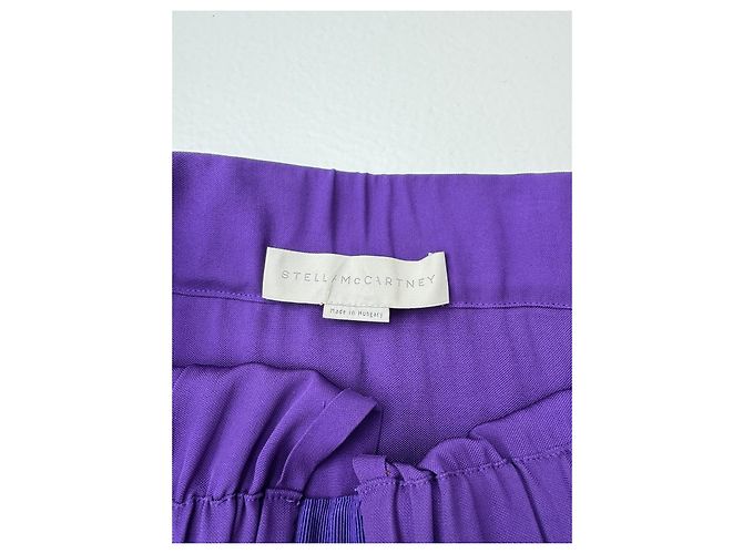 Stella Mc Cartney Stella McCartney Trägerloses Kleid – Herbst 2013 Laufsteg (Look 32) Lila - Ansicht 9