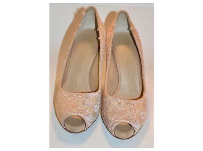 Giuseppe Zanotti Pumps Rosa Leder Größe 40 Pink - Ansicht 2
