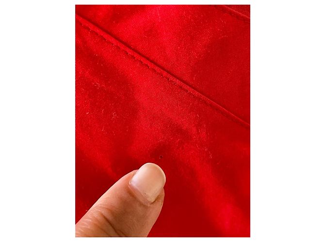 Vestido Thierry Mugler Rojo de Algodón con Corsé Roja - vista 4