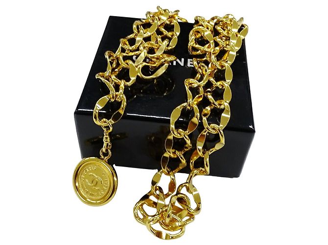 Cinturón de Cadena para Mujer Chanel Cambon GP Oro Dorado - vista 13