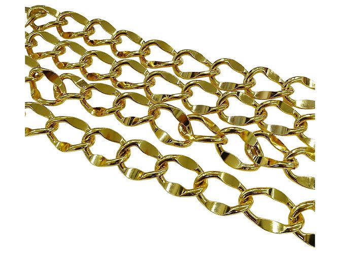 Cinturón de Cadena para Mujer Chanel Cambon GP Oro Dorado - vista 4