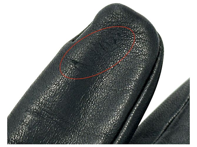 Guanti Hermès Kelly per donne Marrone Nero - vista 11