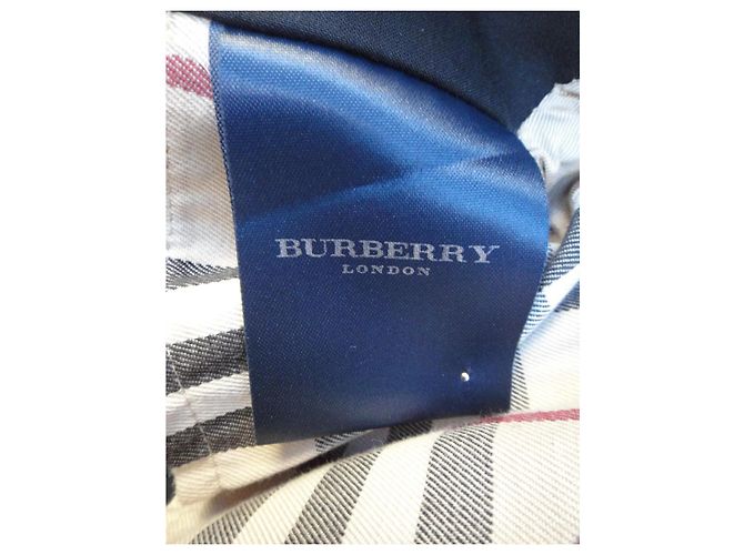 Gabardina corta Burberry London negra de algodón Negro - vista 7