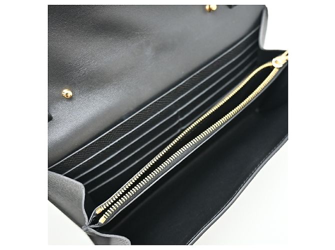Billetera Long To-Go Constance de Hermès Negro - vista 5