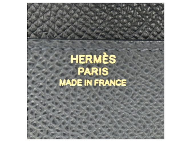 Billetera Long To-Go Constance de Hermès Negro - vista 8