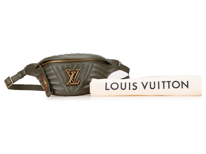 Bumbag New Wave marrone Louis Vuitton Cachi - vista 11