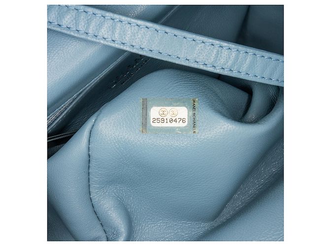 Chanel Blue Mini Sequins and Lambskin Waterfall Backpack Light blue - view 6