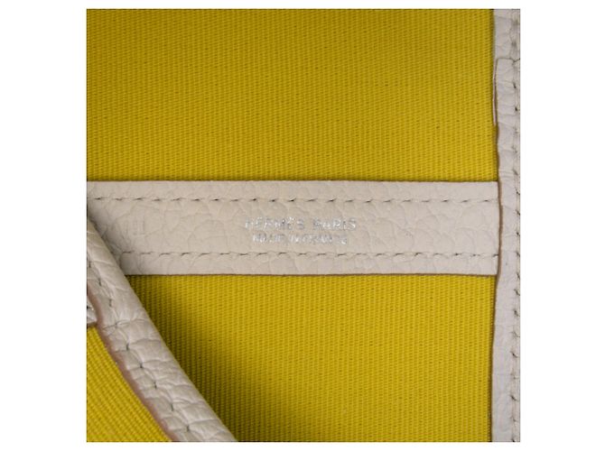 Garden File da Giardino Hermès in Toile Gialla e Negonda 28 Crudo - vista 5
