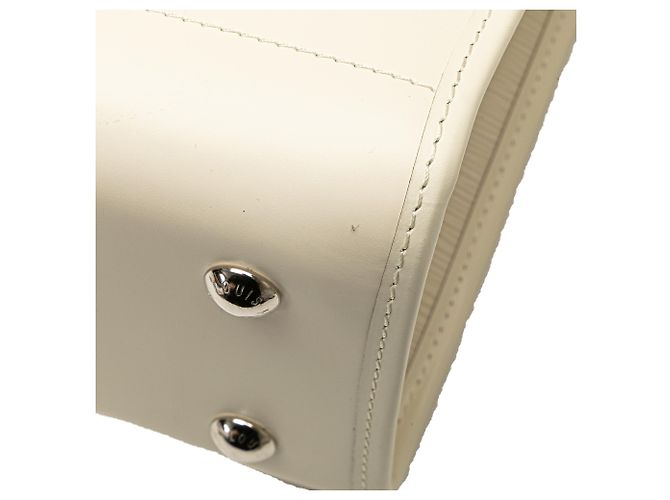 Louis Vuitton Epi Blanc Madeleine GM - vue 7