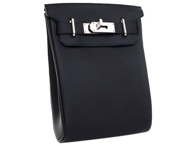 Hermès Kelly Hac A Dos PM in Togo Nero - vista 2