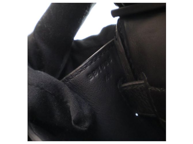 Hermès Kelly Hac A Dos PM in Togo Nero - vista 5