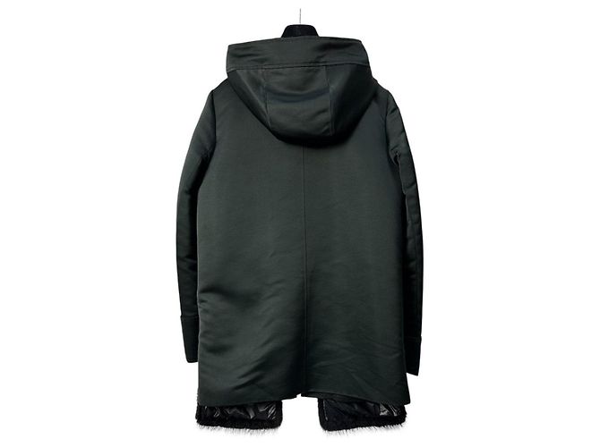 Vera Wang Pre-Fall 2014 Polyesterfell Taschenmantel Größe 40 - vista 2
