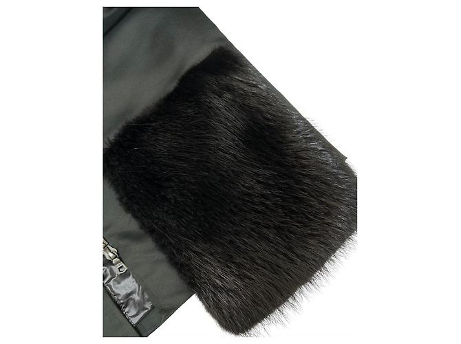 Vera Wang Pre-Fall 2014 Polyesterfell Taschenmantel Größe 40 - vista 5