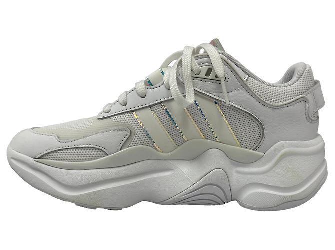 Autre Marque Adidas Magmur Runner Schuhe aus weißem Polyester Roh - Ansicht 4