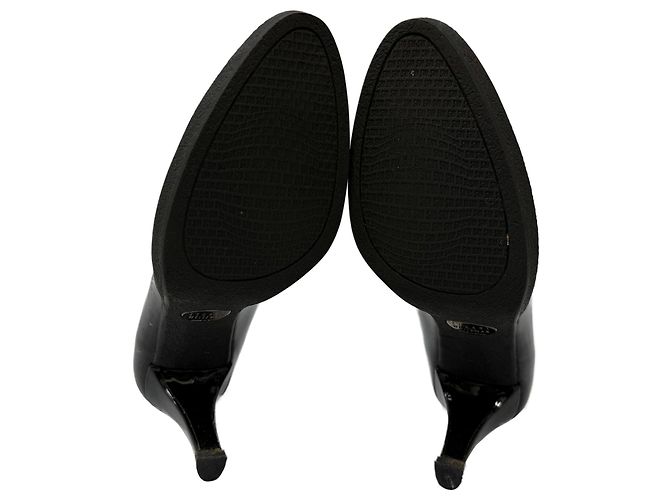 Stuart Weitzman Pumps aus schwarzem Lackleder - Ansicht 8