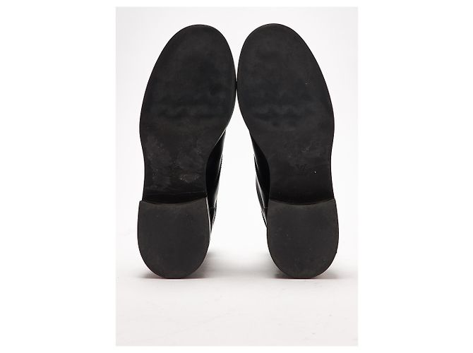 Stivali LV Twist Wonderland Ranger in pelle nera Louis Vuitton - vista 5