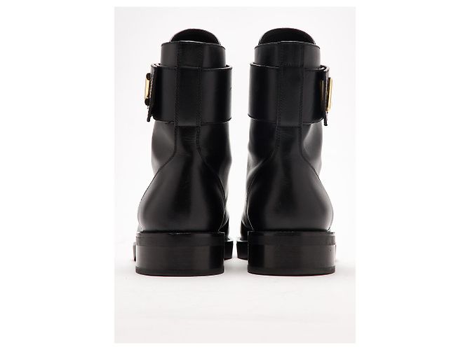Stivali LV Twist Wonderland Ranger in pelle nera Louis Vuitton - vista 6