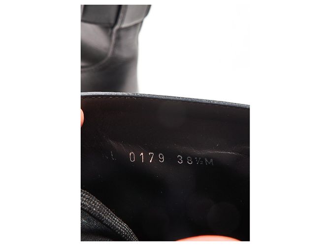 Stivali LV Twist Wonderland Ranger in pelle nera Louis Vuitton - vista 7