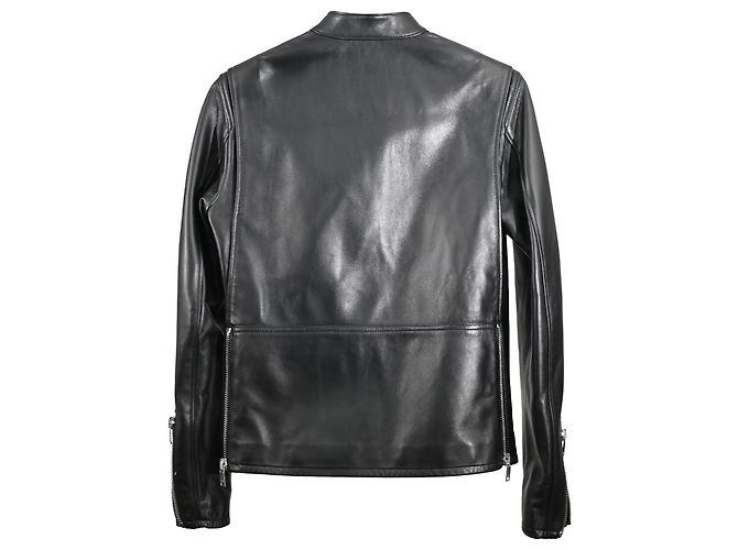 Saint Laurent Racer Jacket in Black Leather - view 3