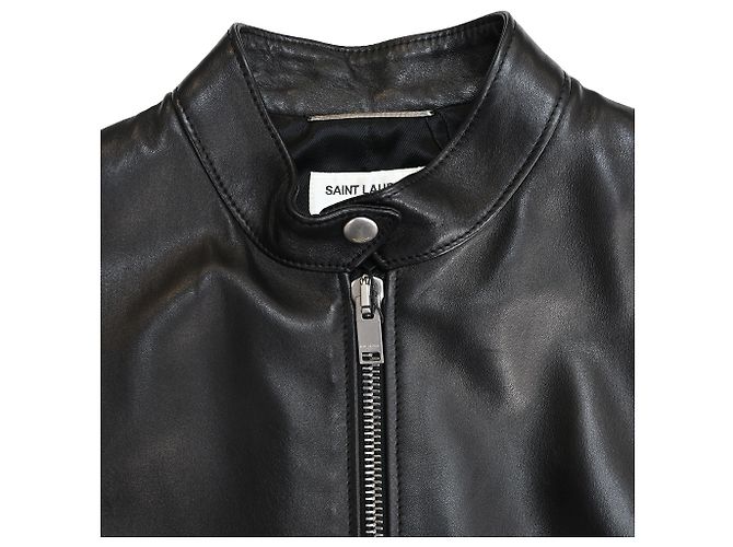 Saint Laurent Racer Jacket in Black Leather - view 5