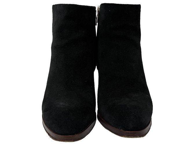 Stivaletti Gabi in Camoscio Nero di Alexander Wang - vista 2