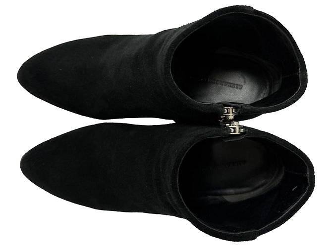 Stivaletti Gabi in Camoscio Nero di Alexander Wang - vista 6