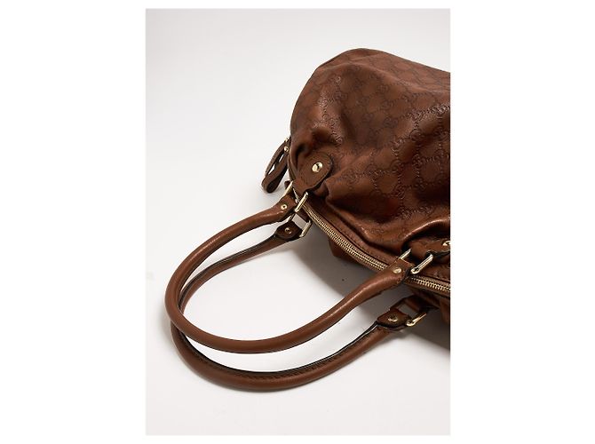 Borsa Boston Medium Sukey in pelle marrone Gucci - vista 2