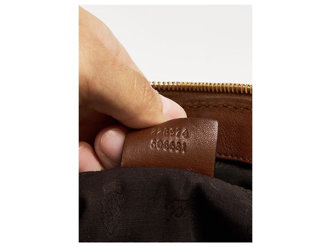Borsa Boston Medium Sukey in pelle marrone Gucci - vista 4