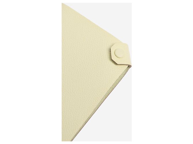 Hermès Porta pasaporte de asfalto amarillo - vista 2