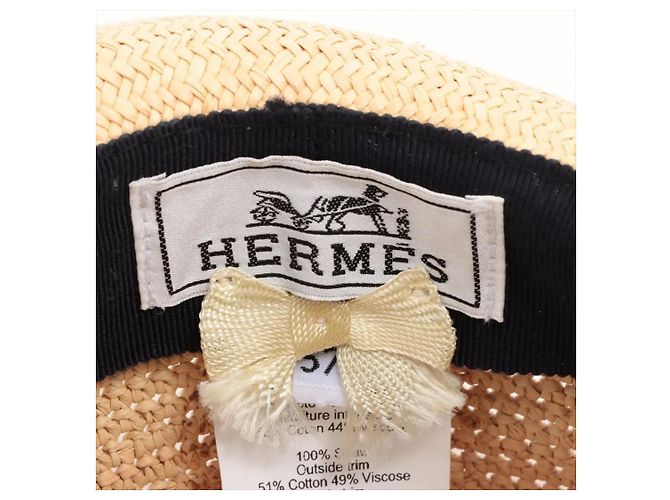 Trim Hermès Cappello di paglia della serie Neutra - vista 5