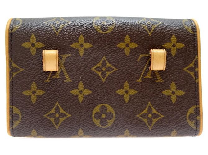 Pochette Florentine Louis Vuitton Marrone Monogramma - vista 2