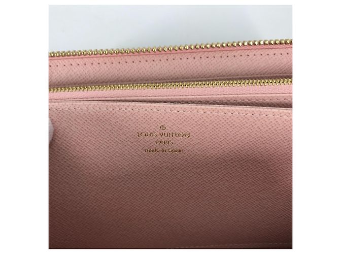 Cartera Zippy Damier Azur Louis Vuitton Rosa Blanco - vista 10