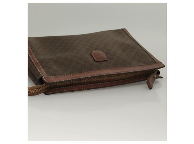 Céline Borsa a Spalla CELINE Macadam Canvas C Sulky 2Set Beige Marrone Auth ti3152 - vista 13