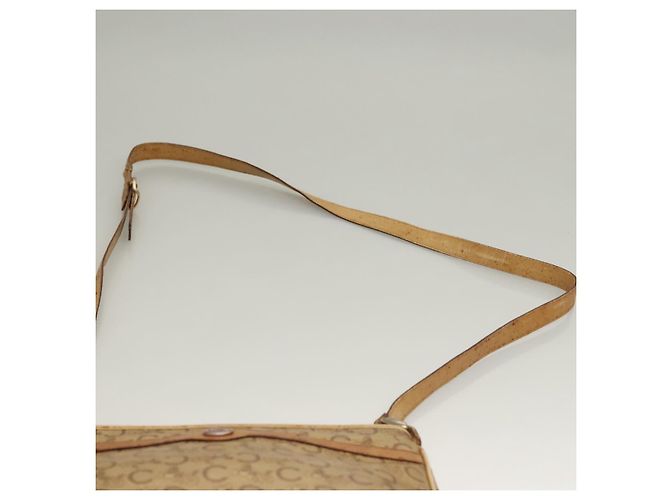 Céline Borsa a Spalla CELINE Macadam Canvas C Sulky 2Set Beige Marrone Auth ti3152 - vista 6