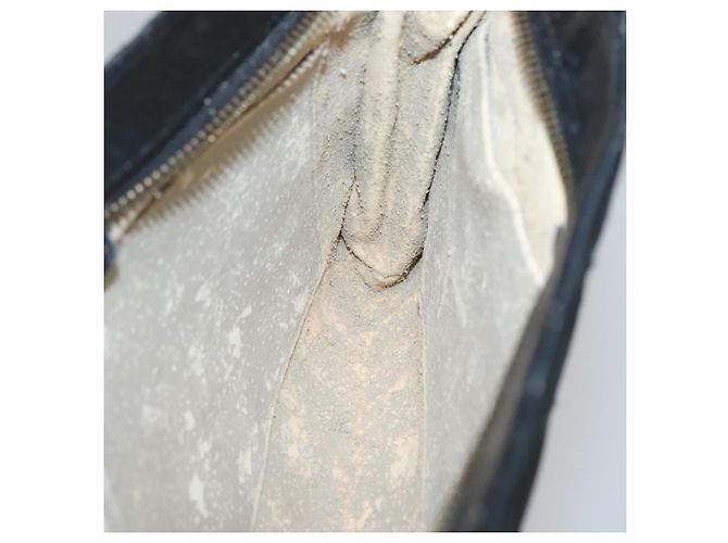 CHANEL Clutch Bicolore Satin Nero CC Auth 136693 - vista 18