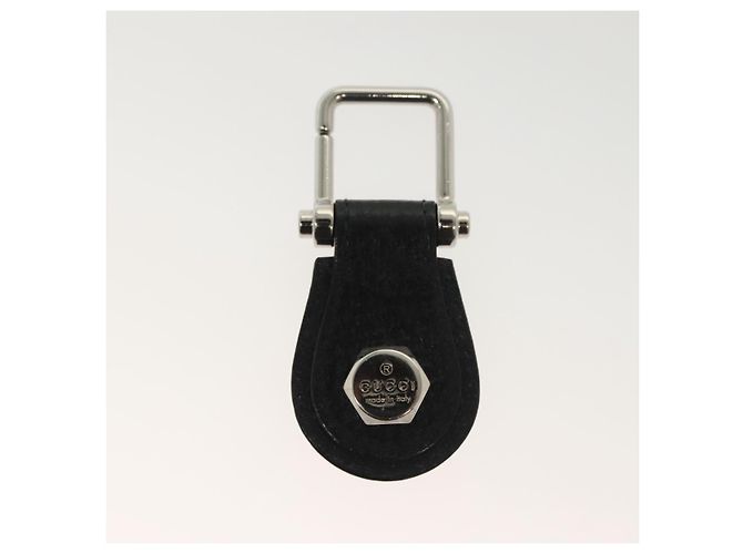 GUCCI Charm metal 3Set Nero Argento Auth 133446 - vista 2