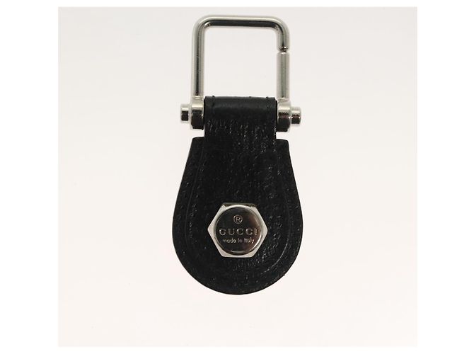 GUCCI Charm metal 3Set Nero Argento Auth 133446 - vista 3